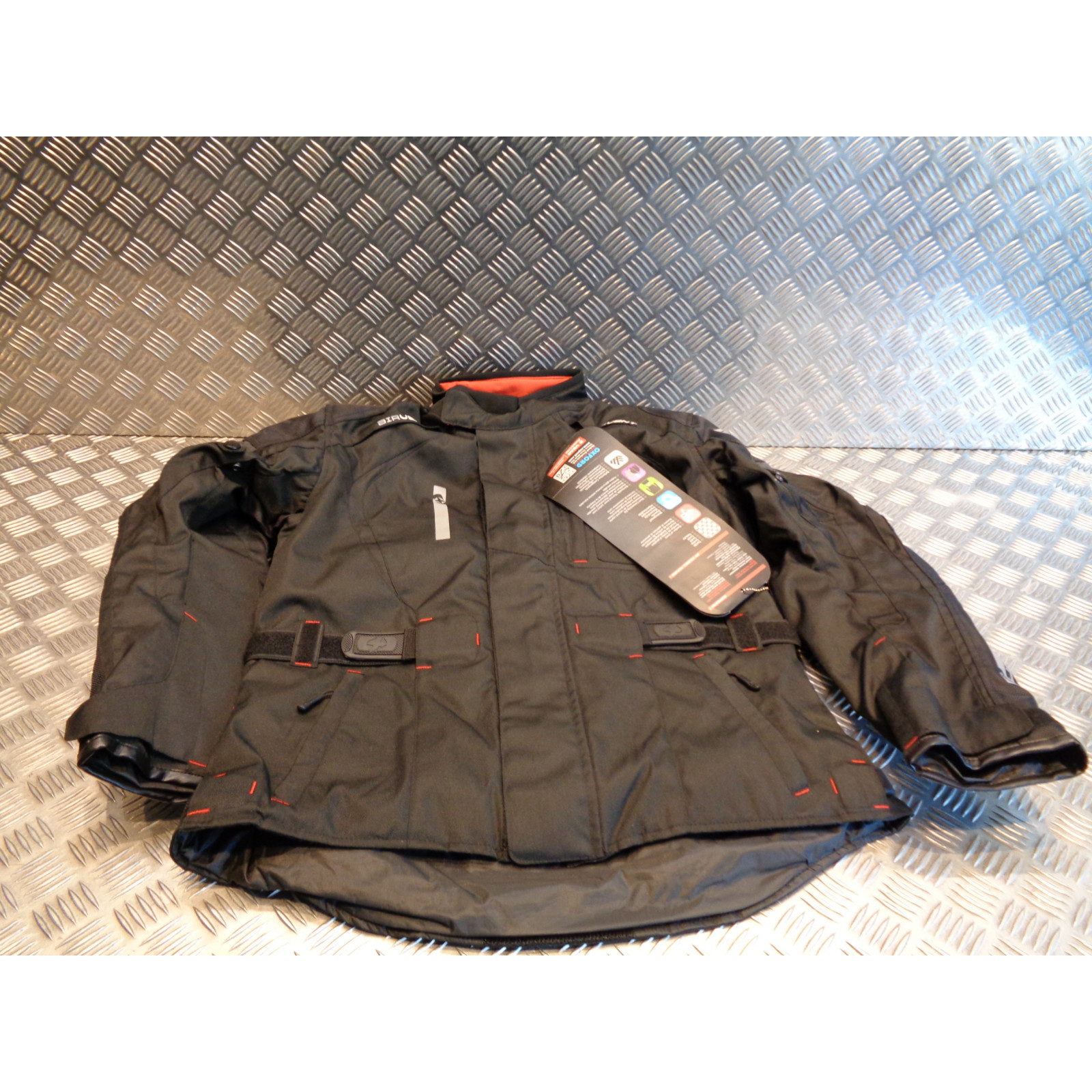 veste textile longue oxford subway 2.0 tech noir homme taille s motard moto TM130S bihr 25TM1302