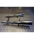 lot 2 silencieux jama pot echappement moto kawasaki en 450 ltd en450a