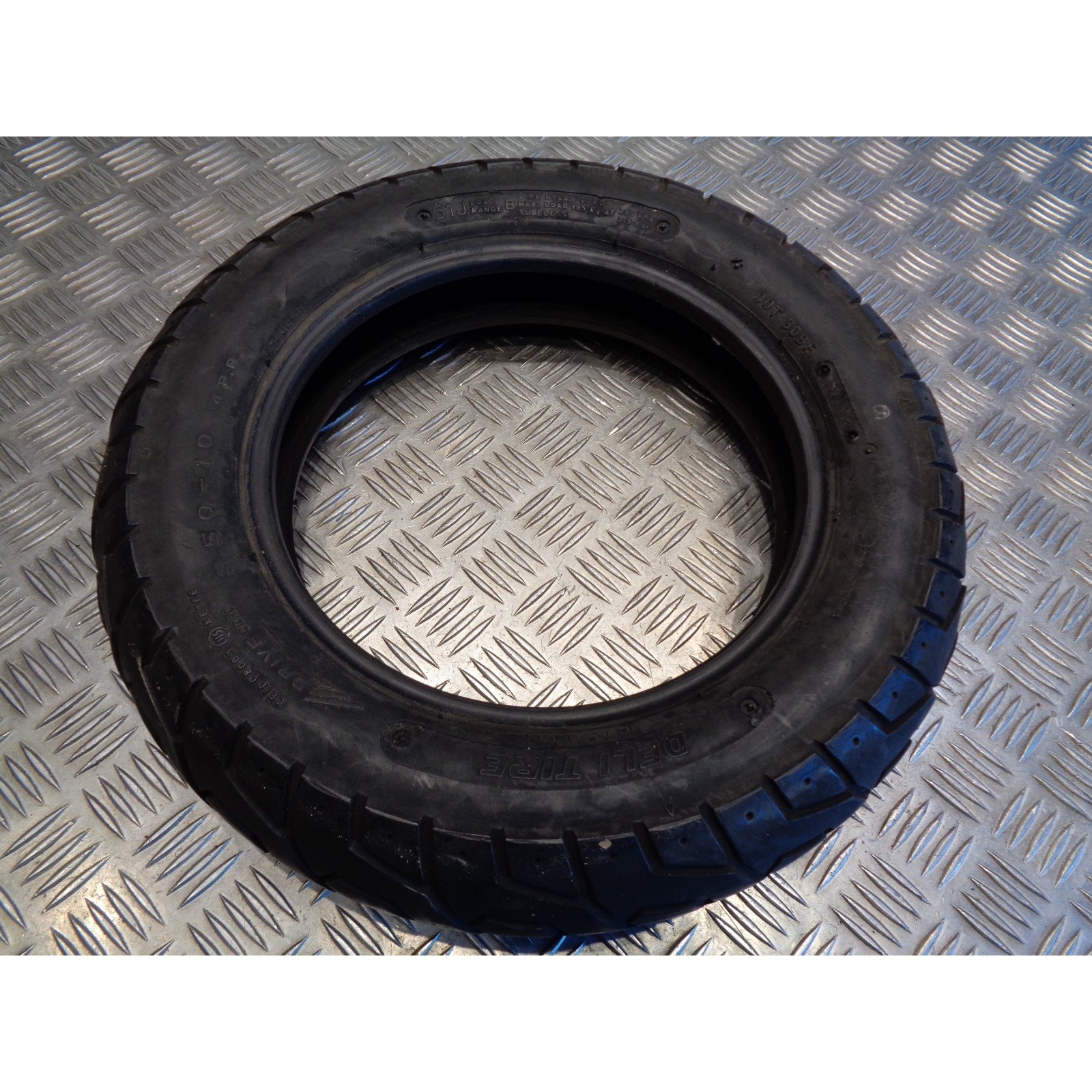 pneu scooter deli tire 3.50 - 10 51j occasion delitire