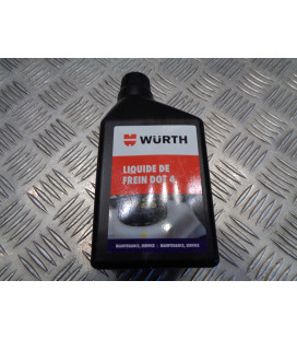 liquide de frein dot 4 wurth 500 ml pour moto scooter quad