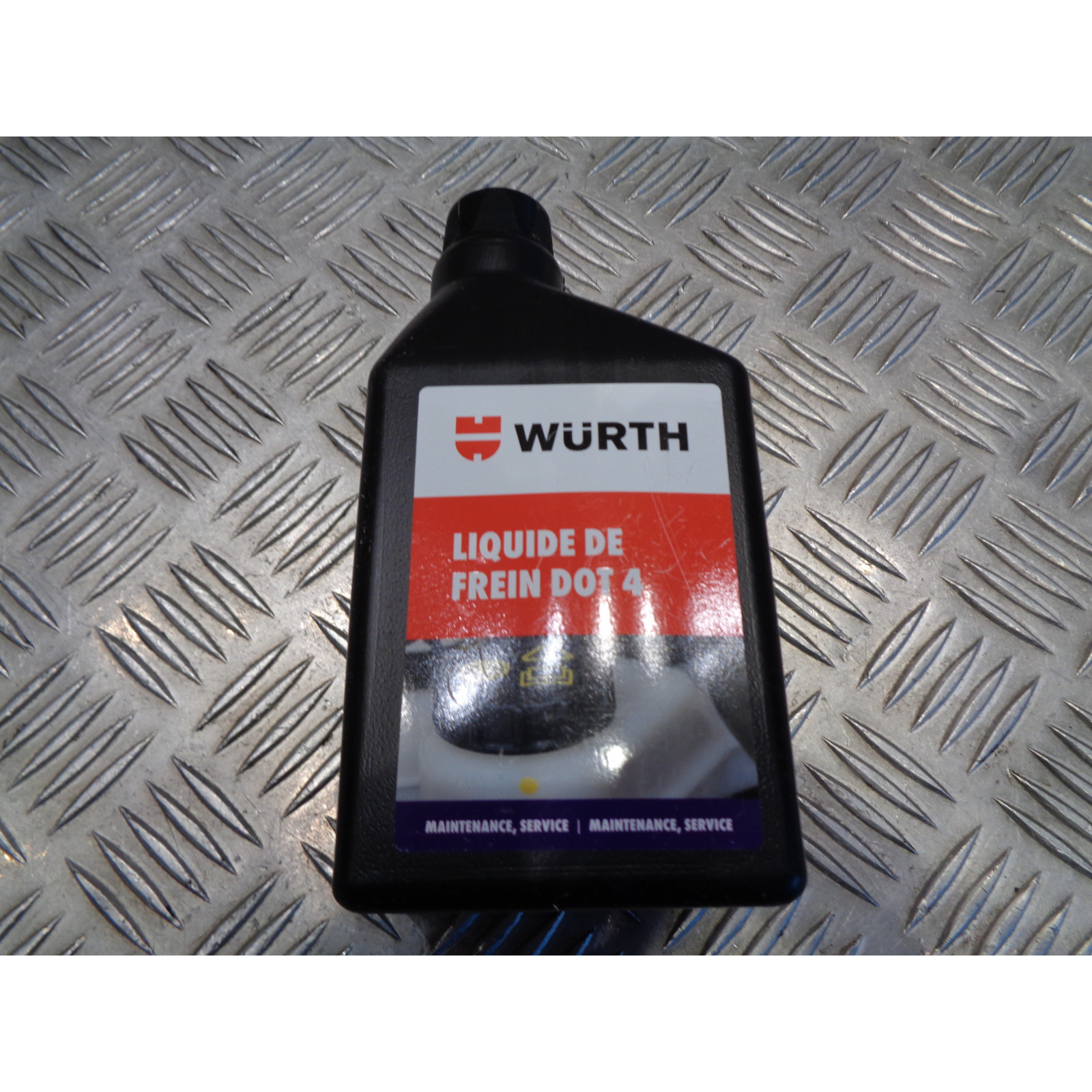 liquide de frein dot 4 wurth 500 ml pour moto scooter quad